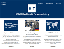 Tablet Screenshot of hit-pcm.de